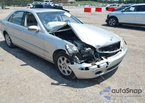 2002 Mercedes-Benz S 500 from USA, damaged, VIN WDBNG75JX2A235089
